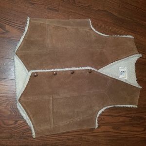 Suede western vintage vest